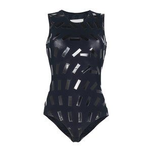 Maison Margiela Black Bodysuit Sleeveless Stretch 36IT NWT